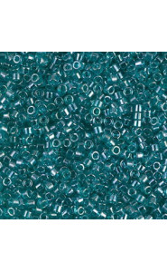 Miyuki delica Beads 11/0 - Transparent caribbean teal luster DB-1228